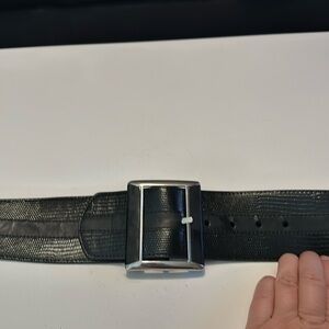 Black elastic belt